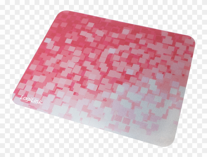 Id0144 Golden Laser Mouspad, "red Pattern" Design - Logilink Mousepad Golden Laser. Pink #1200366