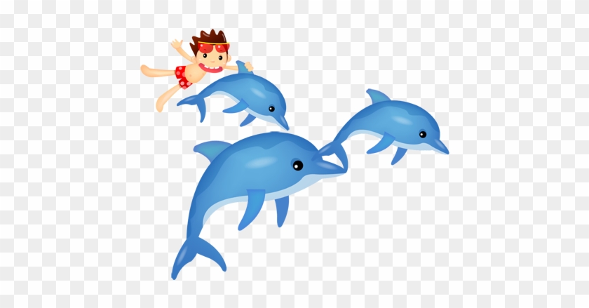 Dolphin Cartoon Clip Art - Dolphin #1200458