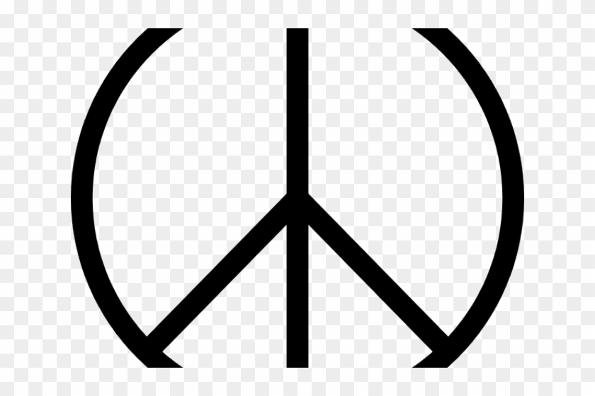 Peace Symbol Clipart Thin - Peace Sign #1200532