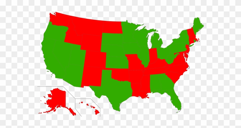 Map Of States With Laws On Bedbugs - States With Corporal Punishment #1200682