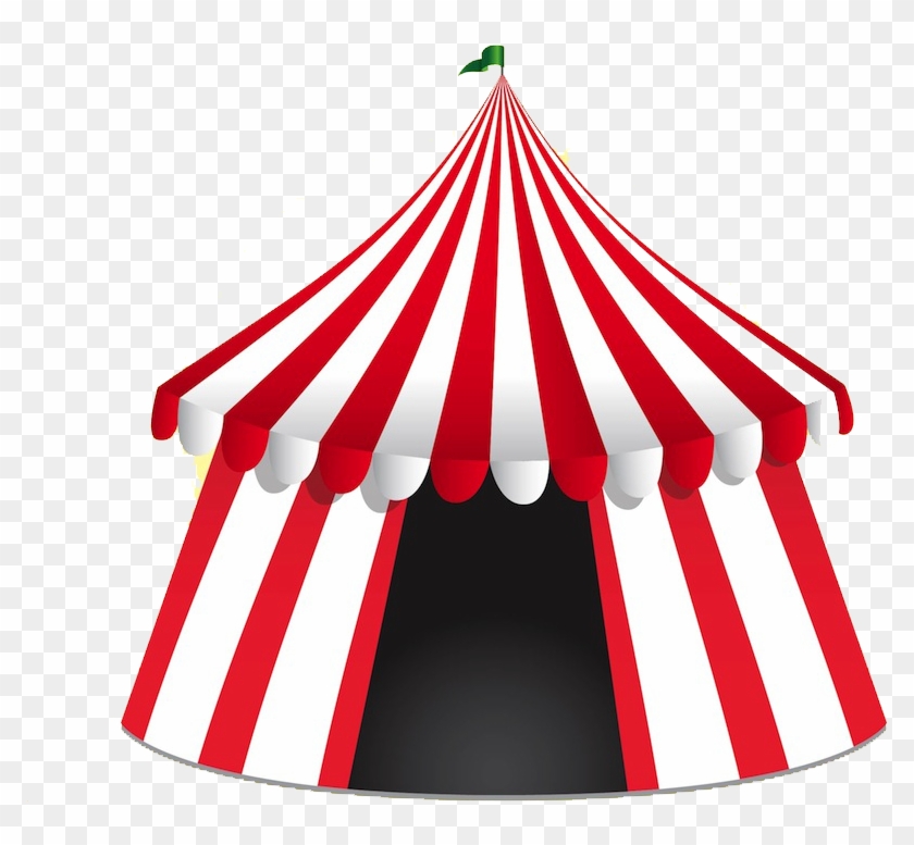 Tent Circus Clip Art - Circus Tent Vector #1200703