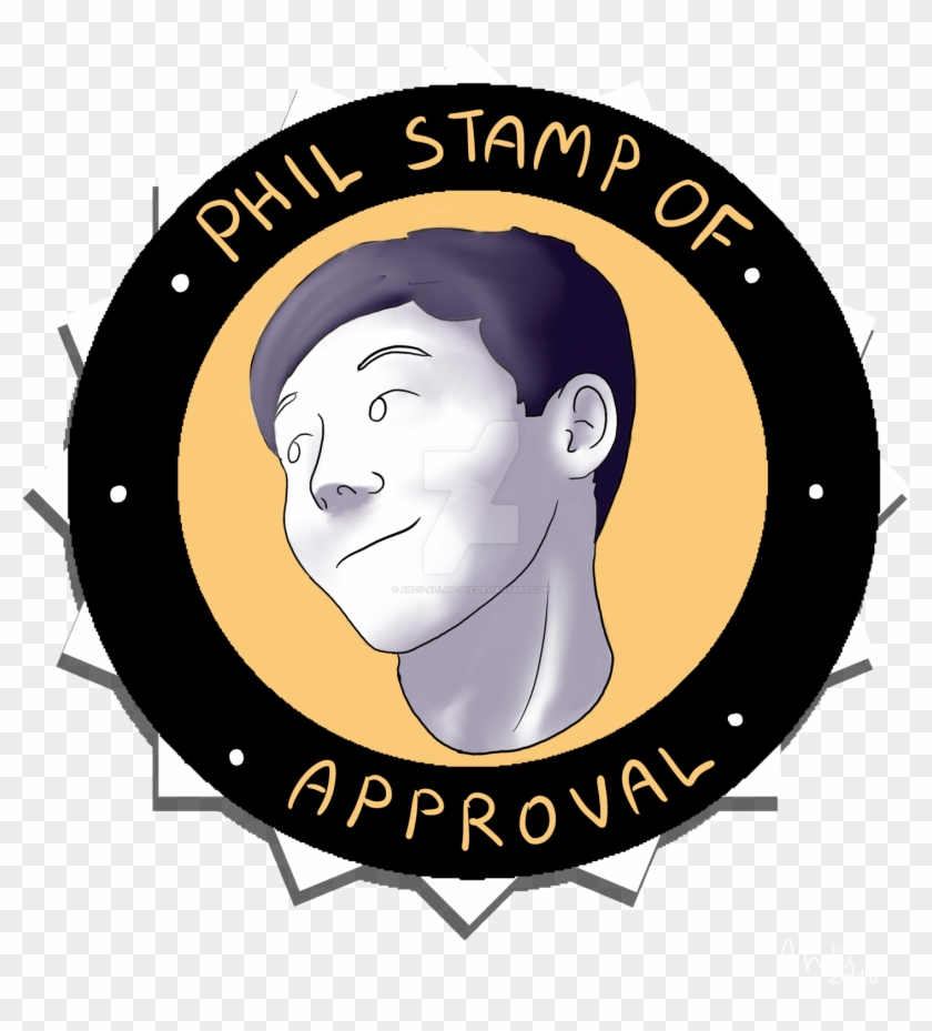 Phil Stamp Of Approval By Andy Allan Poe - Illustration #1200765