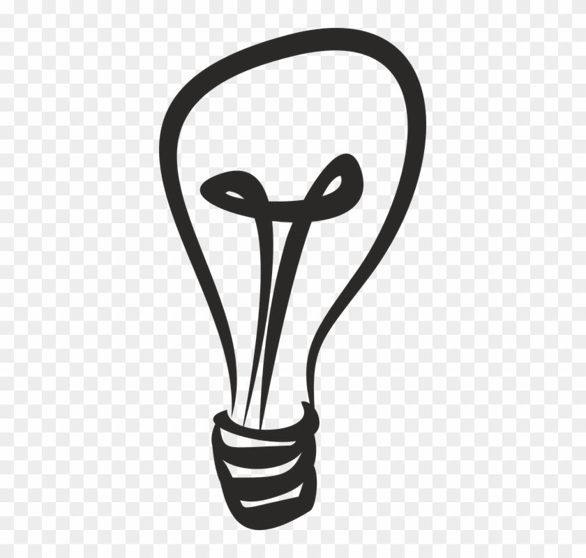 Electric Or Non-electric Pump - Lightbulb Sketch Png #1200814