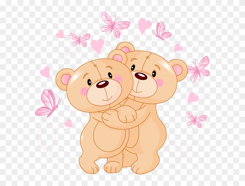Cute Cartoon Teddy Bear With Flowers Stock Vector - Cartoon Cute Teddy Bear #1200871