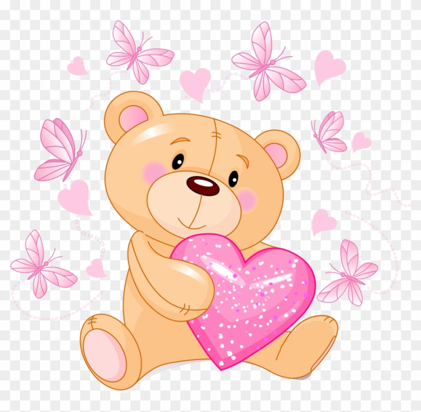 Teddy Bear Cartoon Clip Art - Cartoon Cute Teddy Bear #1200967