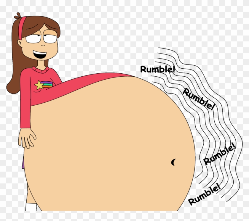Mabel's Rumbling Belly By Angry-signs - Mabel Belly - Free Transparent...