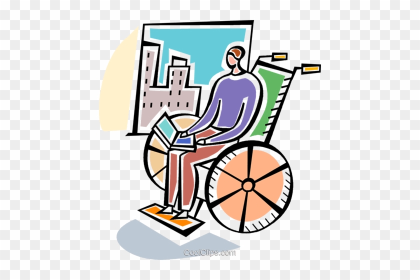 People With Disabilities Royalty Free Vector Clip Art - People With Disabilities Royalty Free Vector Clip Art #1201299