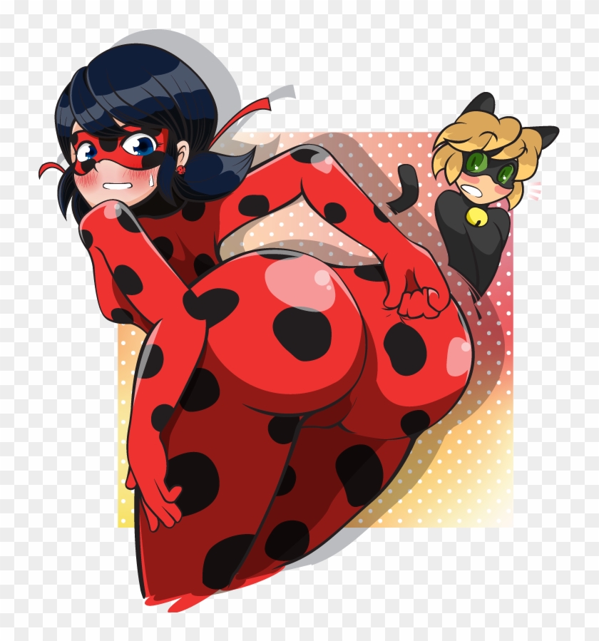 Adrien Agreste Red Cartoon Fictional Character Art - Marinette De Ladybug Desnuda #1201355