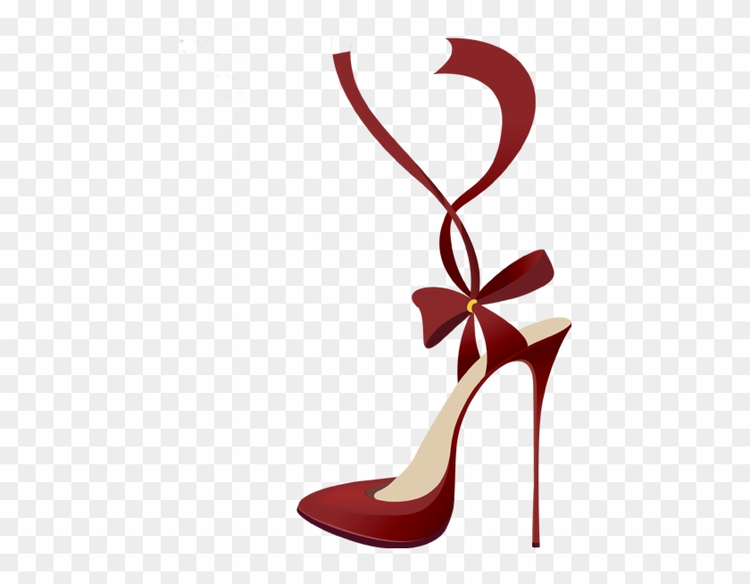 High-heeled Footwear Shoe Canvas Stiletto Heel Art - Desenho De Sapato De Salto #1201395