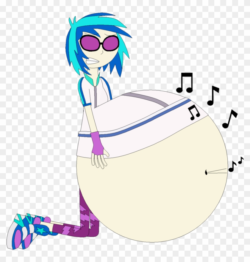 Full Vinyl Scratch's Music Belly By Angry-signs - Cartoon #1201424