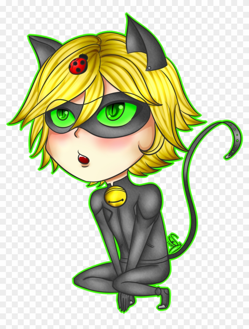 Cat Noir Chibi - Desenho de docete_veena - Gartic