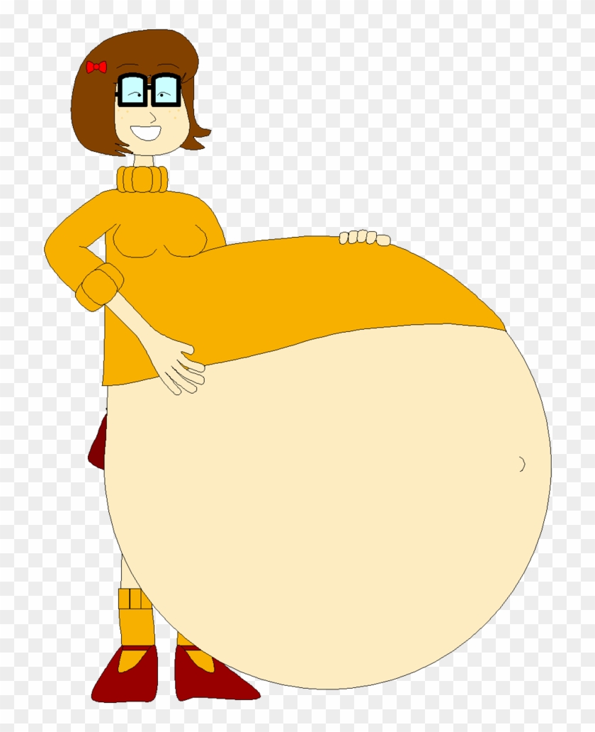 Velma's Big Belly By Angry-signs - Scooby Doo Velma Belly #1201461