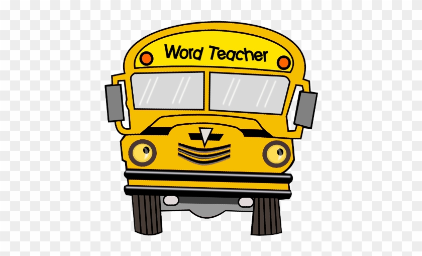 Word Teacher Free Does Not Include Wordlist Storage - Back To School - School Bus Note Cards #1201566