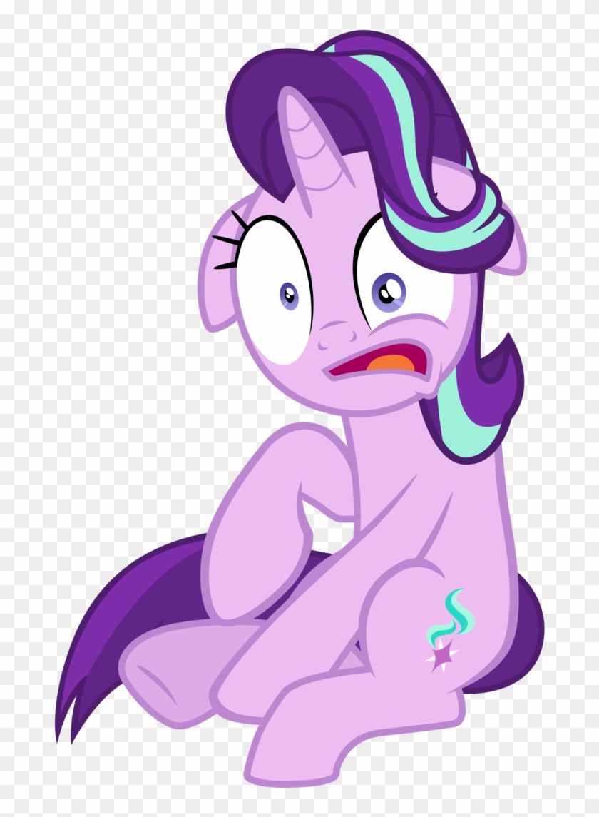 Starlight Glimmer Wakes Up Startled By Tardifice - Starlight Glimmer Face Scared #1201642