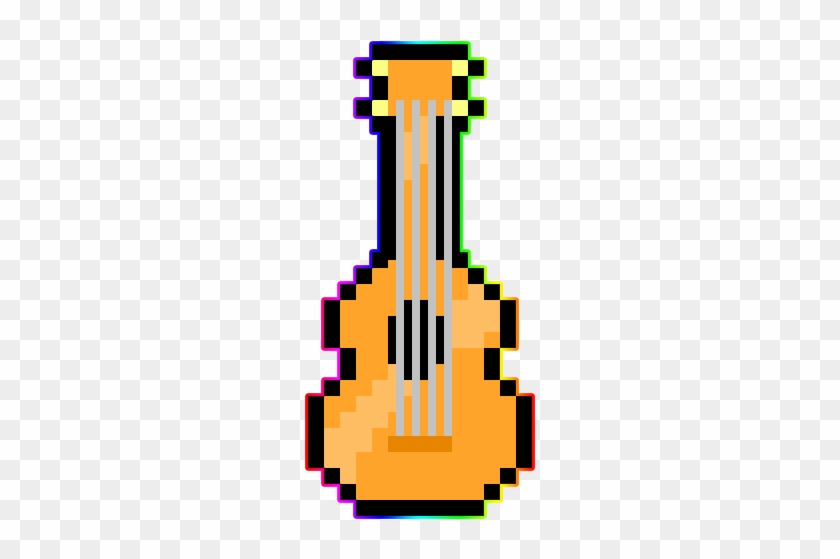 Guitar Pixel Art By Orangetoaster1 - Coffee Pixel Art #1201683