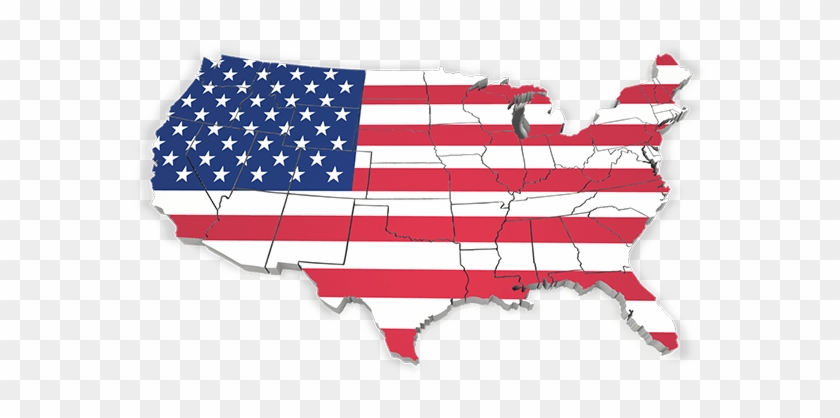 Email Request - United States Outline Flag #1201698