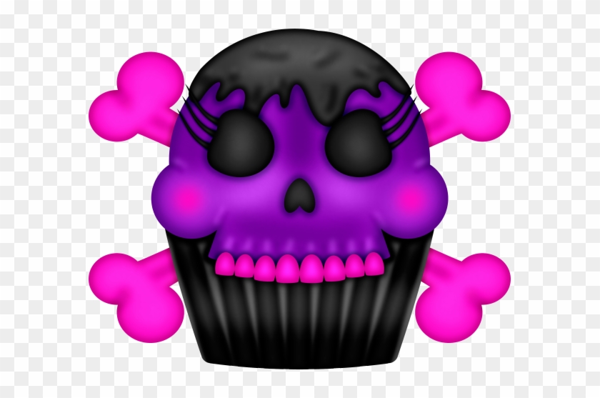 Cupcake Clipart Skull - Tattoo Art #1201803