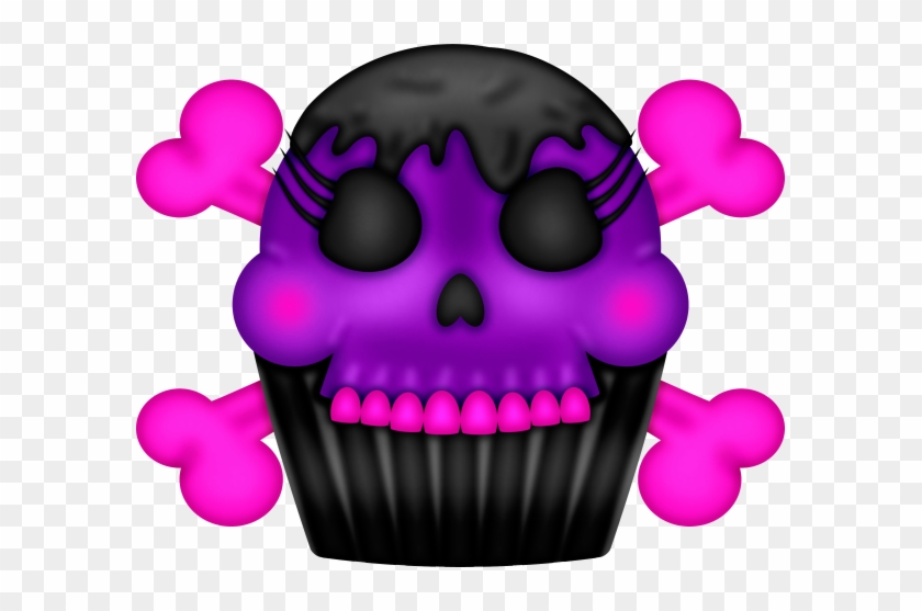 Cupcake Clipart Skull - Tattoo Art #1201803