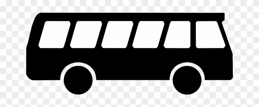 Coach-icon - Bus Black Sign Png #1201832