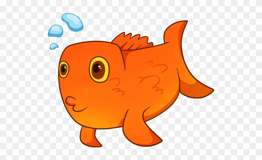 Goldfish - Golden Fish Animated Gif - Free Transparent PNG Clipart Images  Download