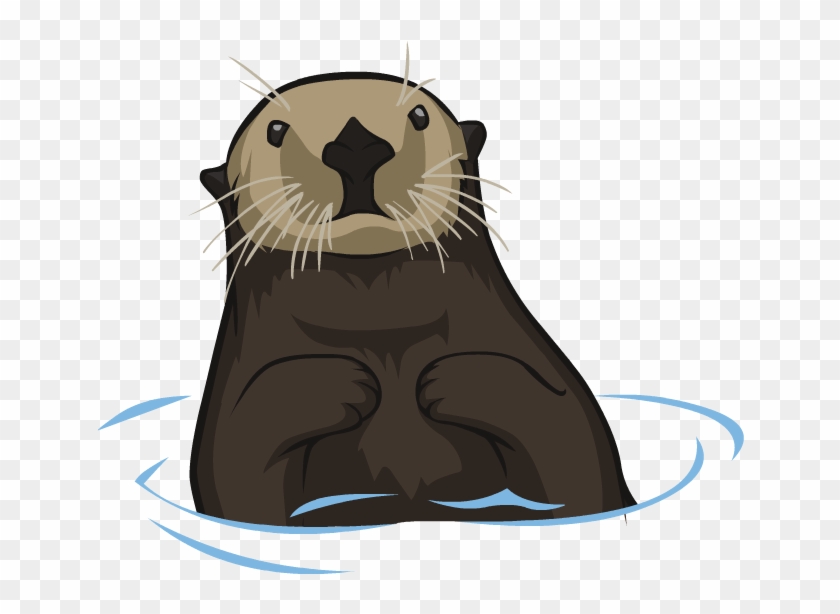 Sea Otter Clipart - Otter Transparent Background #1202206