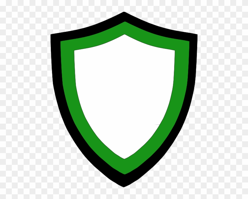 Balck And Green White Shield Svg File - White Green Shield Logo #1202212