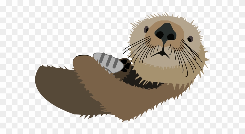 Funny Otter Cliparts - Sea Otter Clip Art #1202217