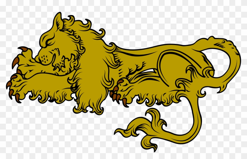 Dormant - Heraldic Lion Dormant #1202246