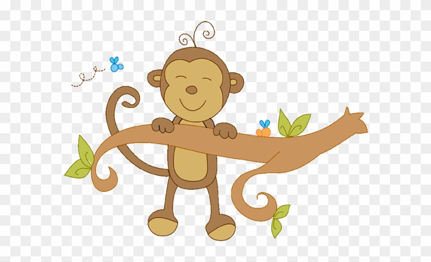 Image Result For Blue Safari Baby - Cute Monkey Clip Art #1202290