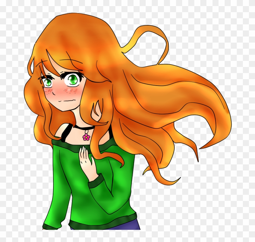 Blushing In The Wind By Skylar-wolf - Cartoon #1202393