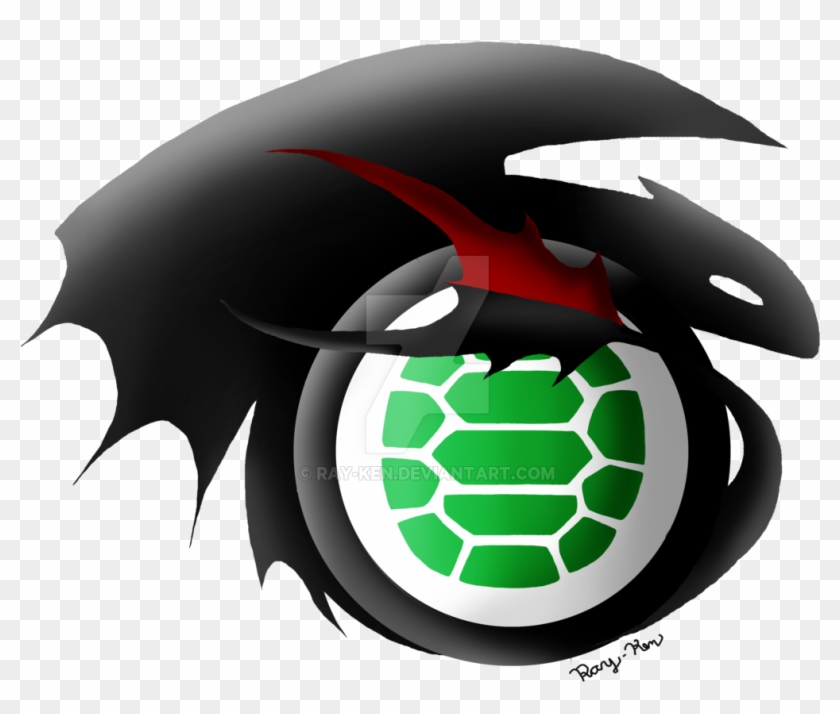 Httyd And Tmnt Crossover Symbol By Ray Ken-d90m8xk - Tmnt And Httyd #1202457