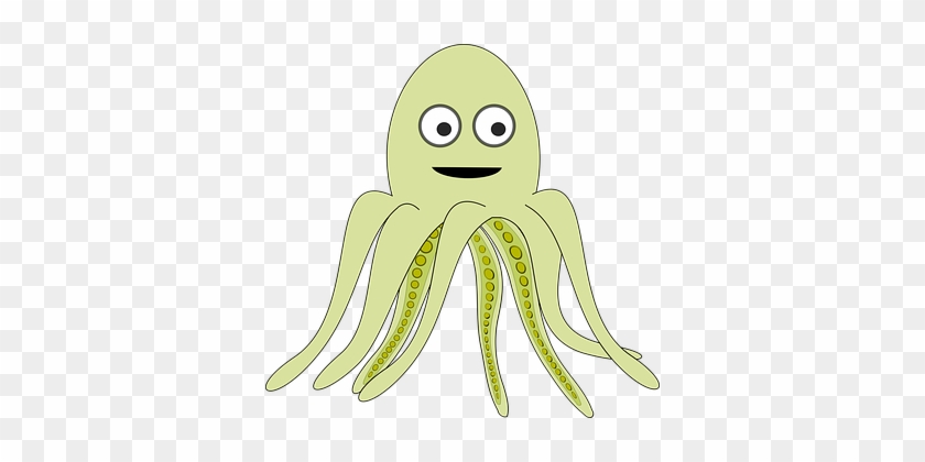 Cartoon Octopus Sea Cartoon Octopus Octopu - Octopus #1202607