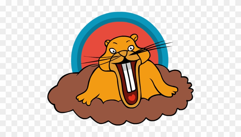 Clip Art Weird Groundhog Day Burrow Rodent Teeth - Clipart Weird #1202623