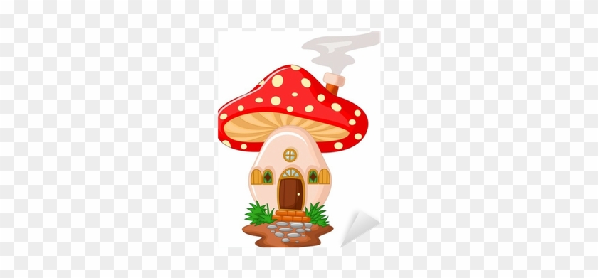 Mushroom House Cartoon #1202780