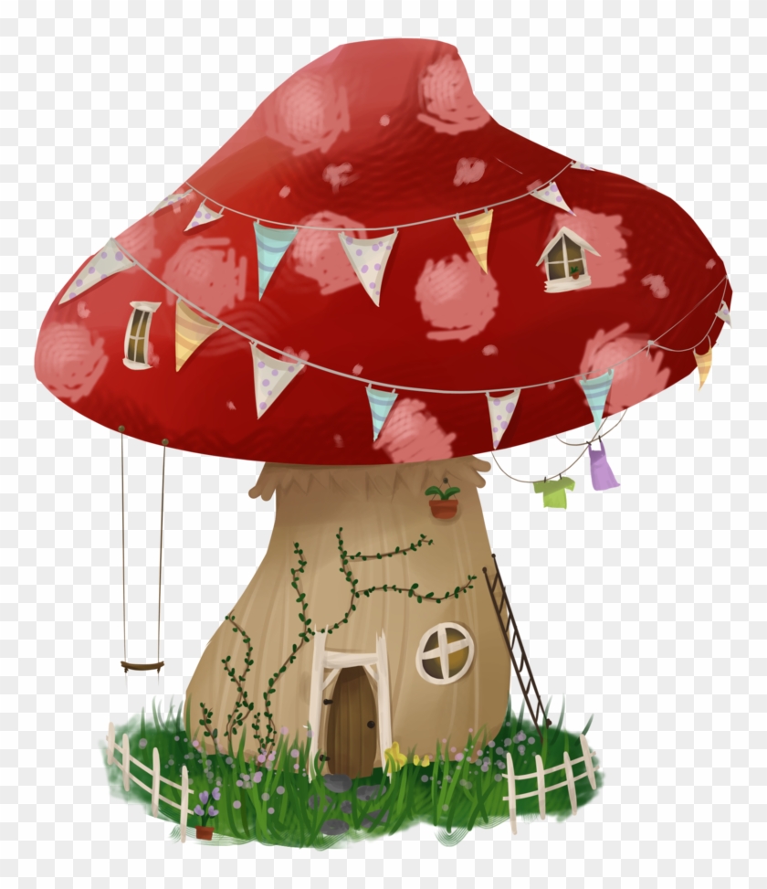 Christmas Ornament - Mushroom House - Tree Stump #1202787