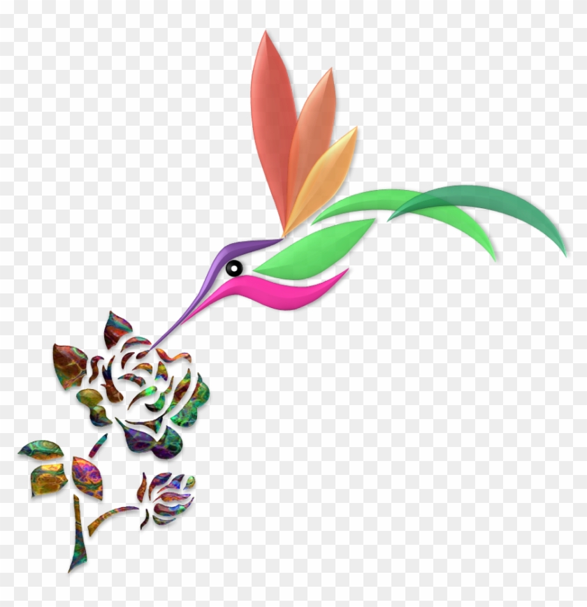 Humming Birds Illustration Art & Islamic Graphics - Stencil Art Designs #1202855