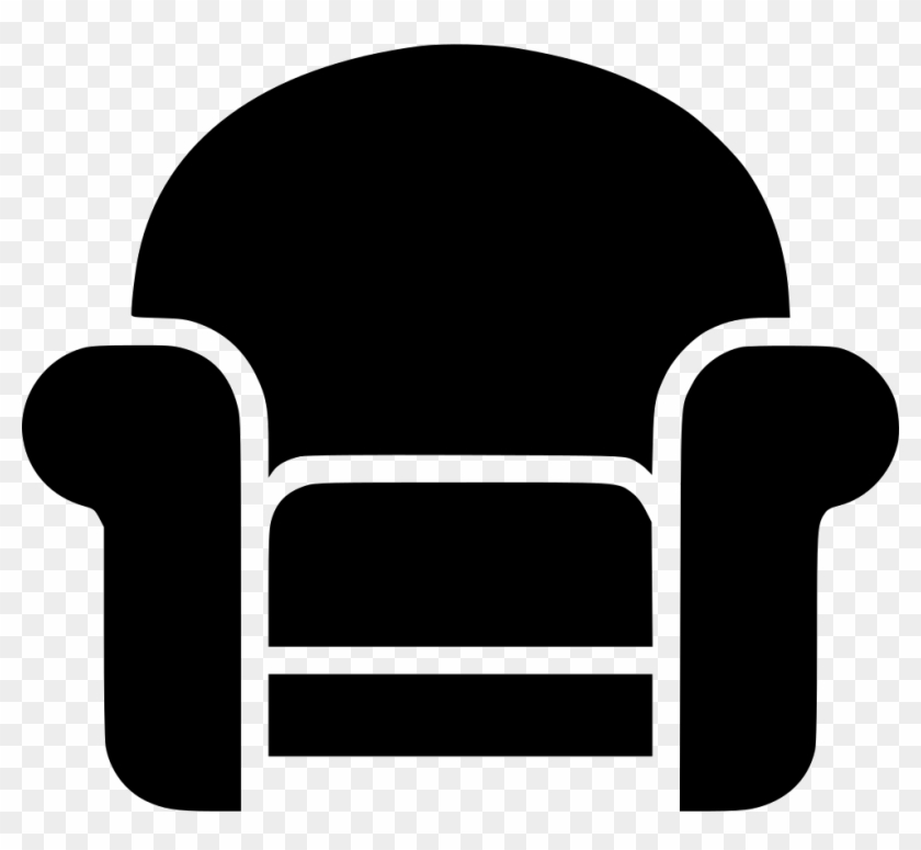 Armchair Clipart Soft Thing - Chair Icon Png #1202883