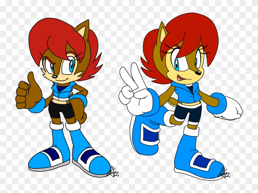 Sally Acorn After Being De-robotized By Togekisser - Sally Acorn New Design #1202887