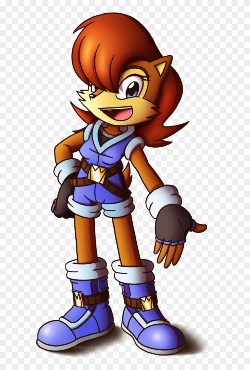 - - Comm - - Sally Acorn's New Outfit By Fox-pop - Sally Acorn New Outfits #1202917