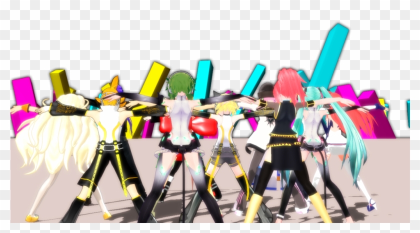 Happy Synthesizer Mmd Video - Chorus Vocaloid #1202974