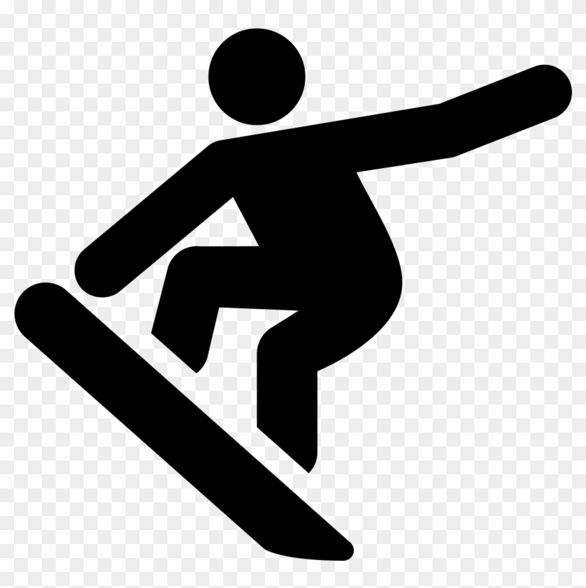 Snowboard Icon - Snowboarding Icon Png #1202991