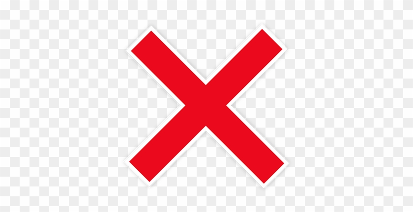 Wrong-warning - X Icon Png #1203010