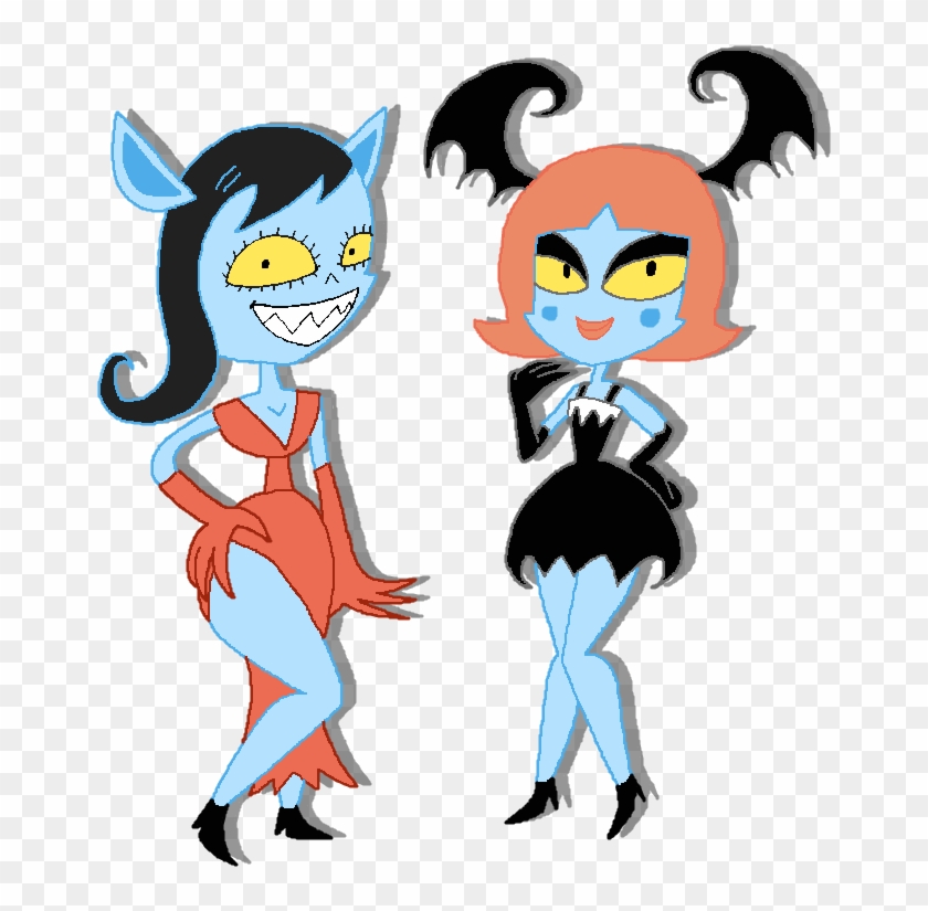 Vampire Girls From Chalkzone By Montatora-501 - Cartoon Vampire Girls #1203067