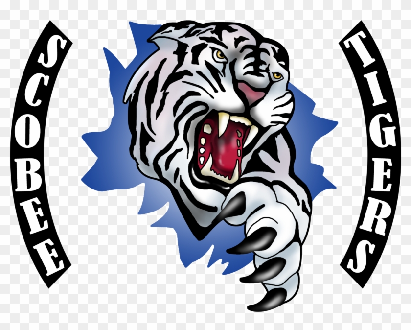 Scobee Tiger - Scobee Middle School Logo #1203080