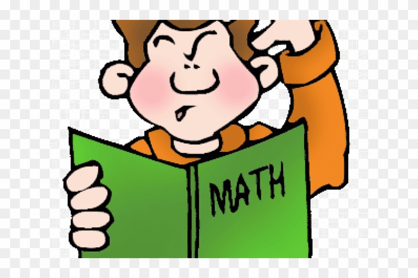 Geometry Clipart - Reading A Math Book #1203145