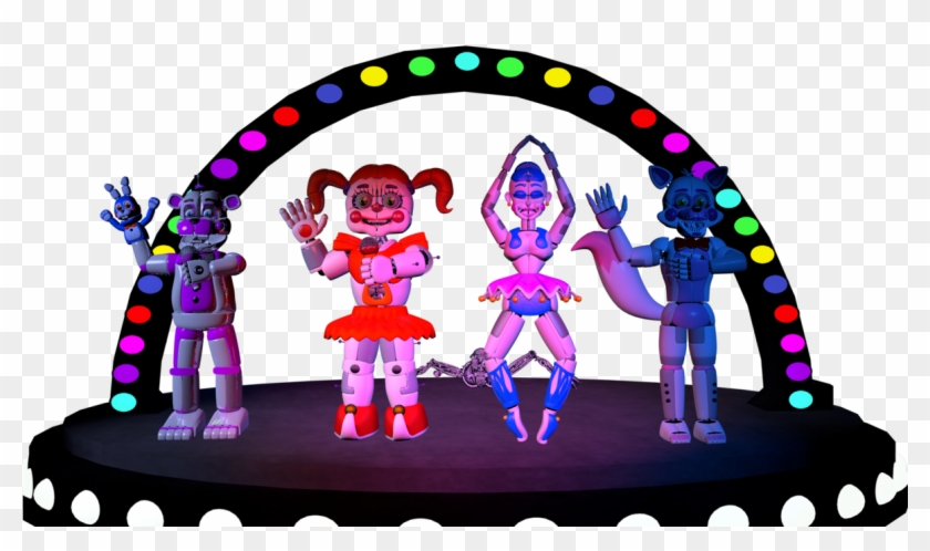La Banda Completa De Fnaf Sl Mejorada By Gatomonfnaf - Cartoon #1203162