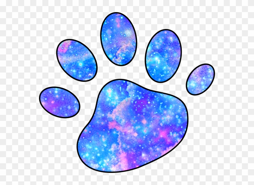 Galaxy Paws Pawprint Dog Cat Cute - Cat #1203284