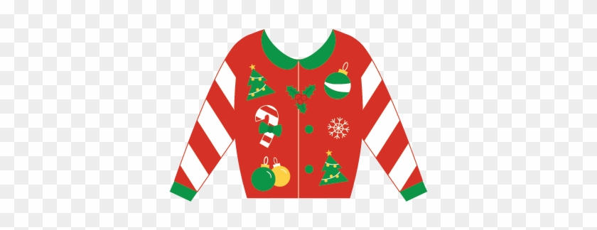 Ugly Christmas Sweater Clipart Tacky Holiday Party - Christmas Jumper #1203444