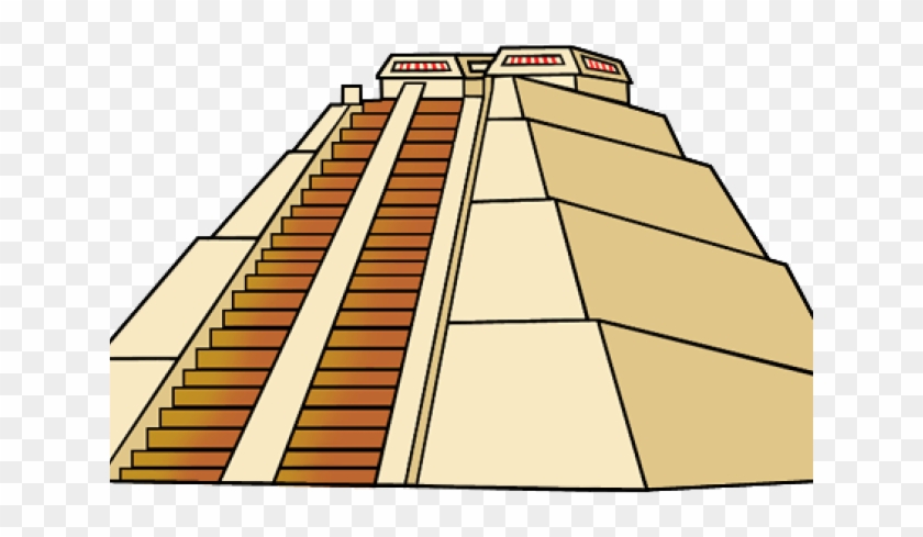 Pyramid Clipart Architecture - Aztec Temples In Tenochtitlan #1203467