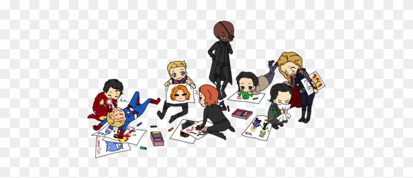 Avengers Nursery School - Cute Avengers Drawings #1203568